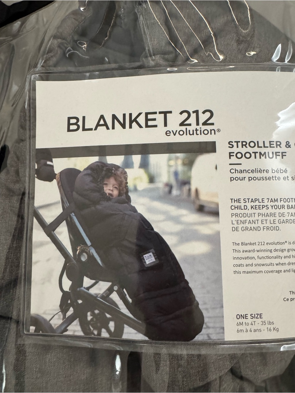 7 AM Enfant Revolution Kids Stroller Footmuff - Black